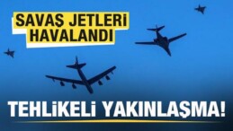 Tehlikeli Yakınlaşma! Savaş Jetleri Anında Havalandı!