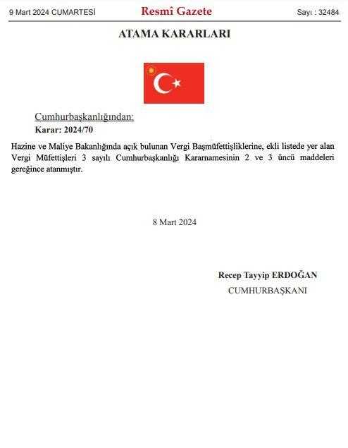 Vergi Başmüfettişliklerine Atama Kararı Resmi Gazete'de! 1 vergi basmufettisliklerine atama karari resmi gazetede 1 aOZ1ZGMs