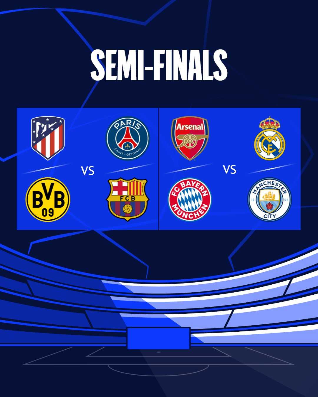 Şampiyonlar Ligi'nde Çeyrek Final Heyecanı: Erken Final! 2 yari