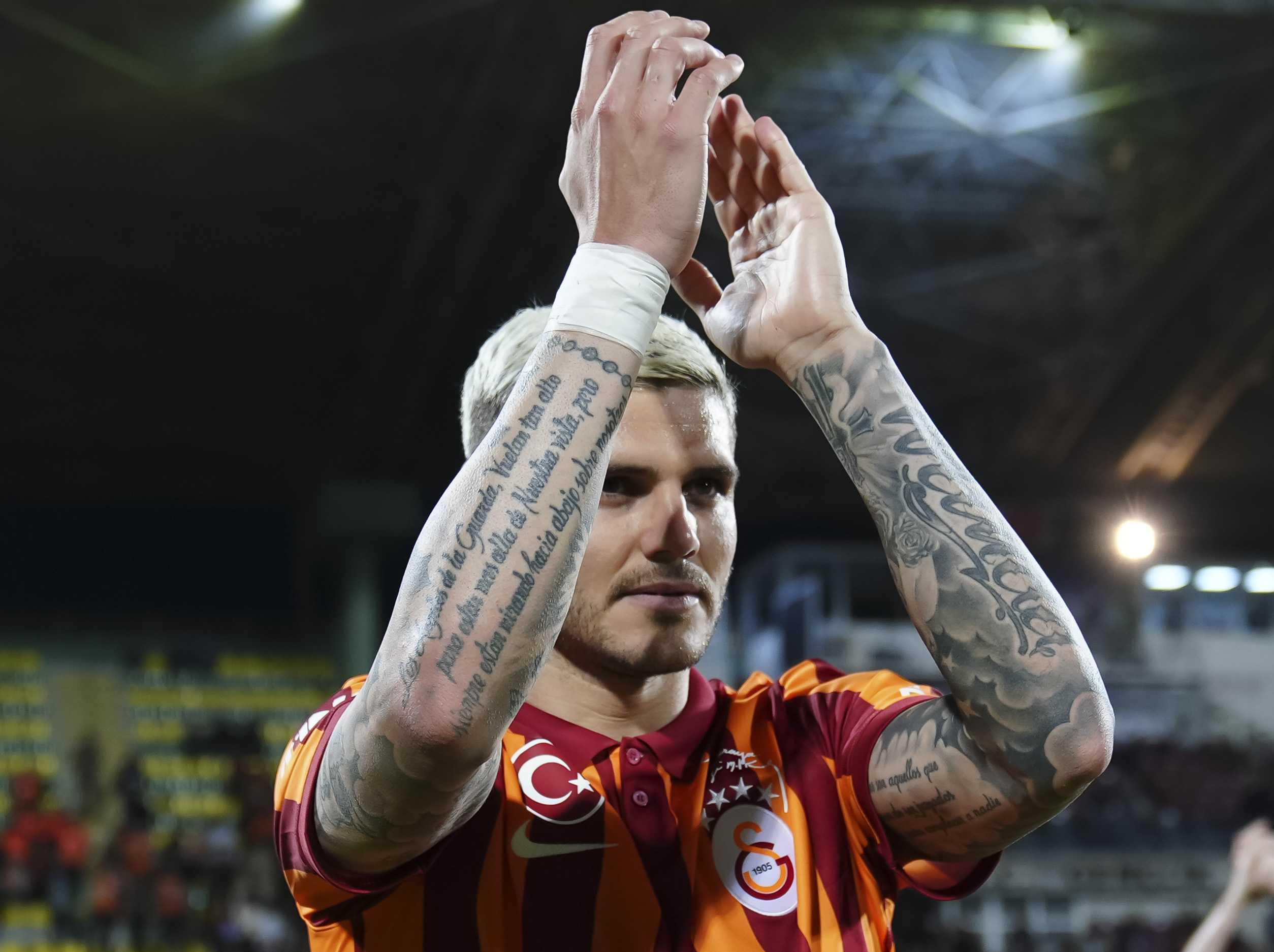 Icardi'den Genç Oyunculara Alkış Açıklaması 1 AA 20240407 34213305 34213299 GALATASARAY FENERBAHCE