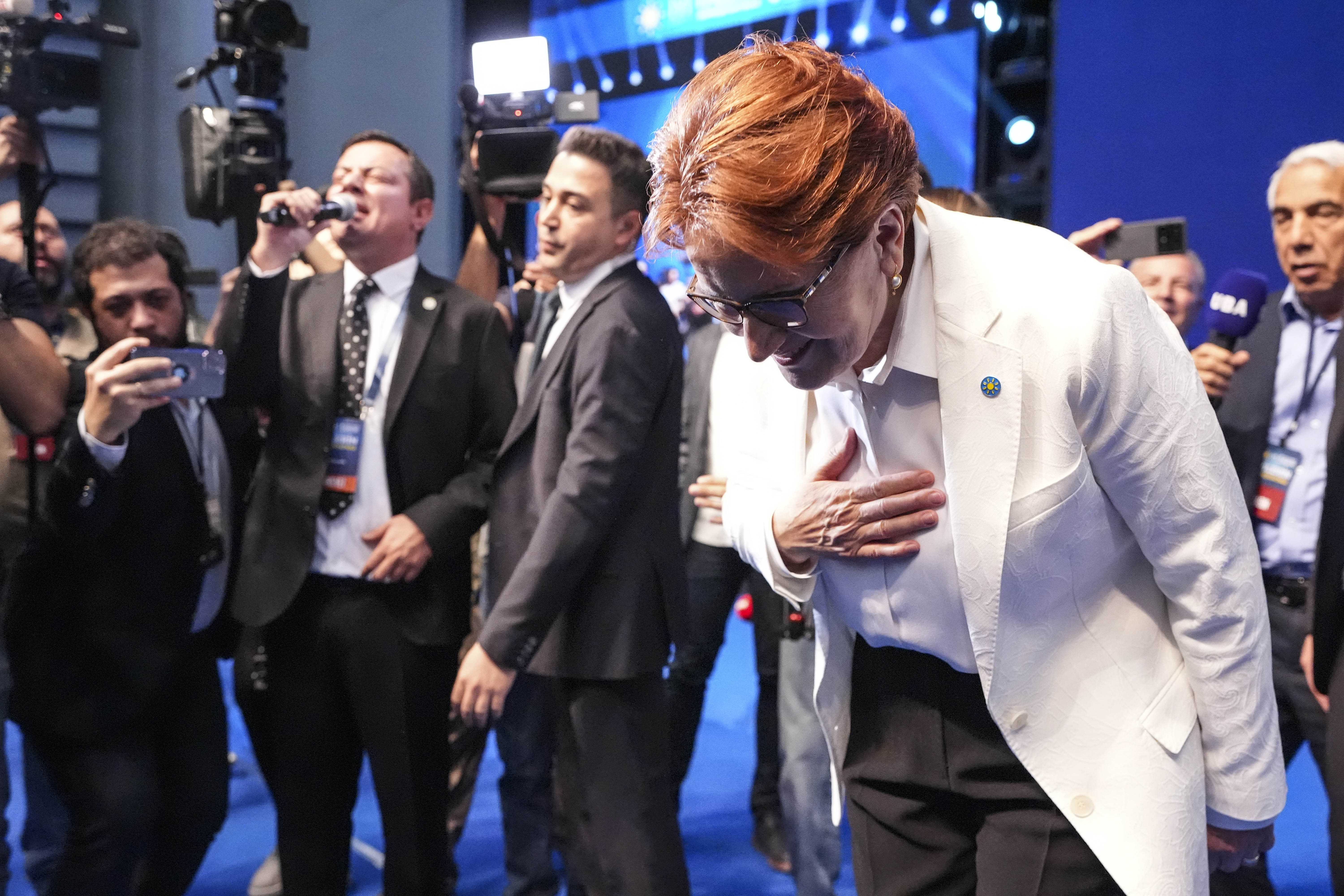 İYİ Parti'de Yeni Dönem: Meral Akşener Veda Etti, Yeni Lider Kim Olacak? 7 AA 20240427 34395064 34395061 IYI PARTI 5 OLAGANUSTU KURULTAYI