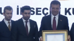 İBB Başkanı Ekrem İmamoğlu Mazbatasını Aldı