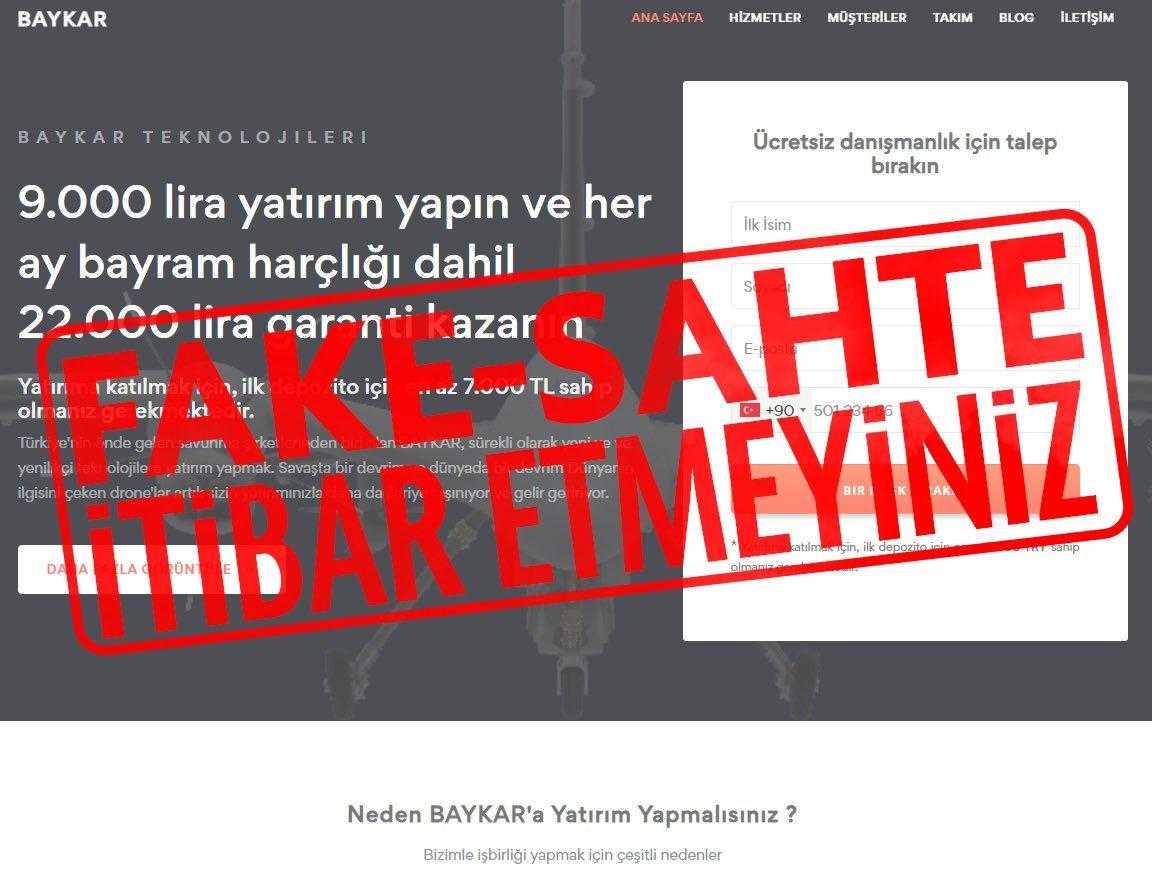 Baykar'dan Vatandaşlara Uyarı: Çağrılara İtibar Etmeyin! 1 baykardan vatandaslara uyari cagrilara itibar etmeyin 1 l5X5E3aU