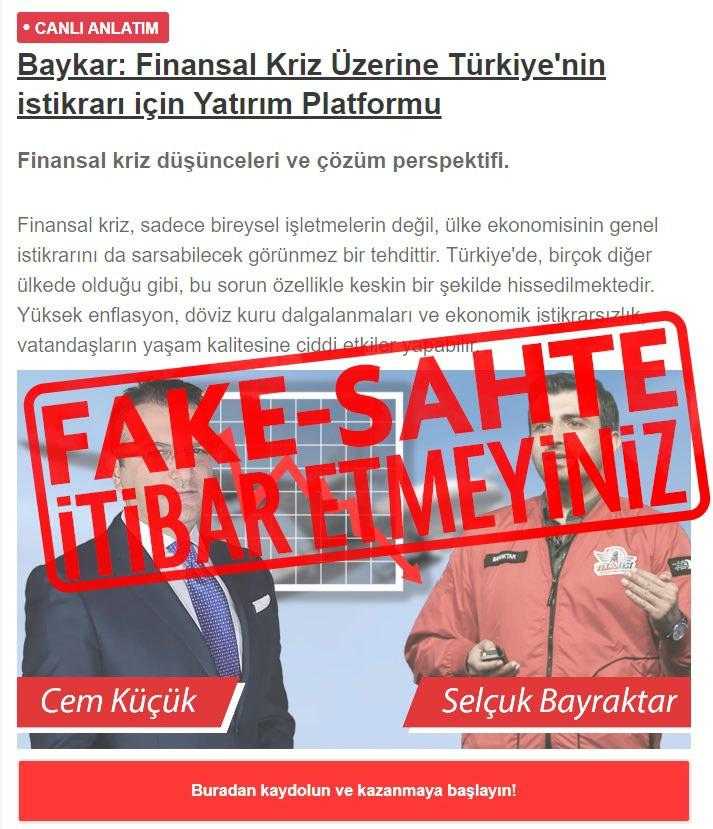 Baykar'dan Vatandaşlara Uyarı: Çağrılara İtibar Etmeyin! 2 baykardan vatandaslara uyari cagrilara itibar etmeyin 2 MDqwpPNY
