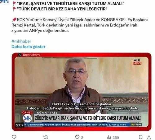 Cumhurbaşkanı Erdoğan'ın Irak Ziyareti Sonrası PKK Yandaşlarını Korku Sardı! 2 cumhurbaskani erdoganin irak ziyareti sonrasi pkk yandaslarini korku sardi 2