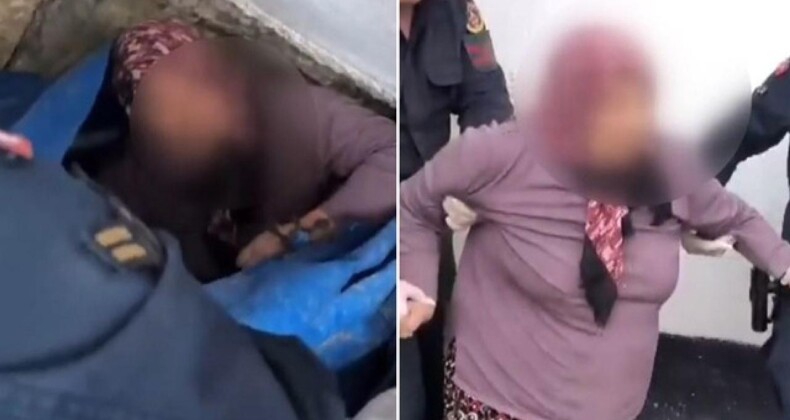Esrar Üretmekten Ceza Alan Firari Kadın Kömürlükte Yakalandı