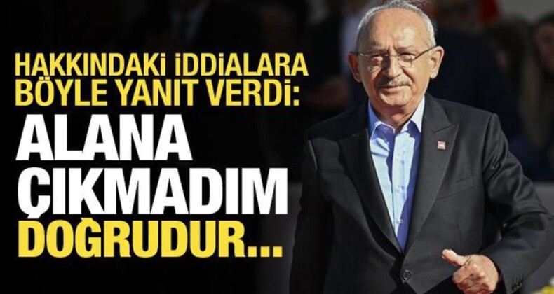 Kılıçdaroğlu’ndan İddilara Cevap: Alana Çıkmadım, Doğrudur