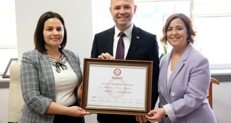 Kırklareli Belediye Başkanı Derya Bulut Mazbatasını Aldı: Söz Veriyorum