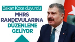 Sağlık Bakanı Koca’dan MHRS Düzenlemesi