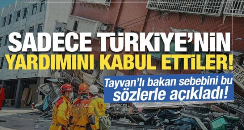 Sadece Türkiye’den Yardım Kabul Ettiler! Türk Ekibi Tayvan’da