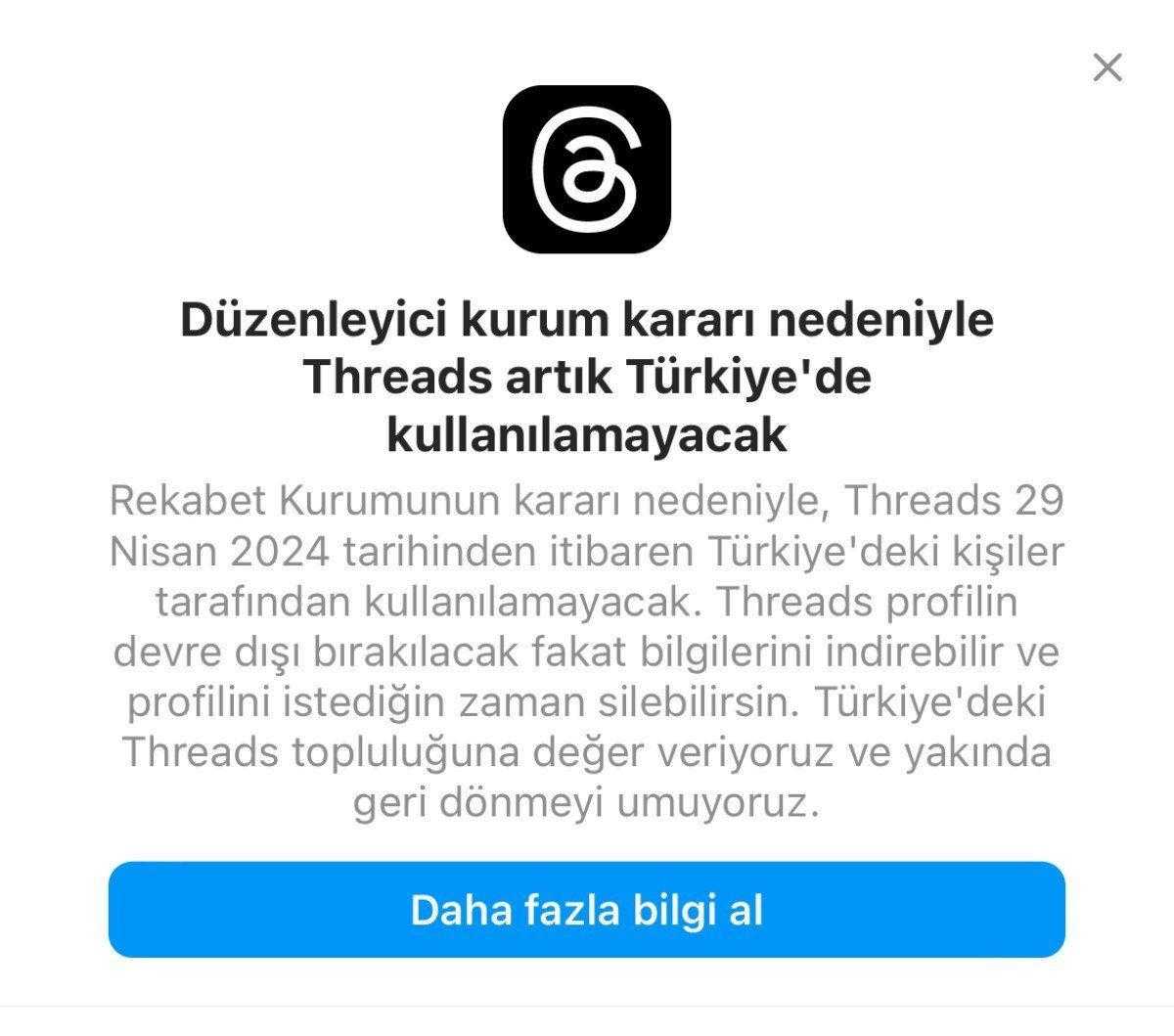 Threads, Türkiye Resmen Kapatıldı! İşte Detaylar... 1 threads turkiye resmen kapatildi iste detaylar 1 fGHppuvH