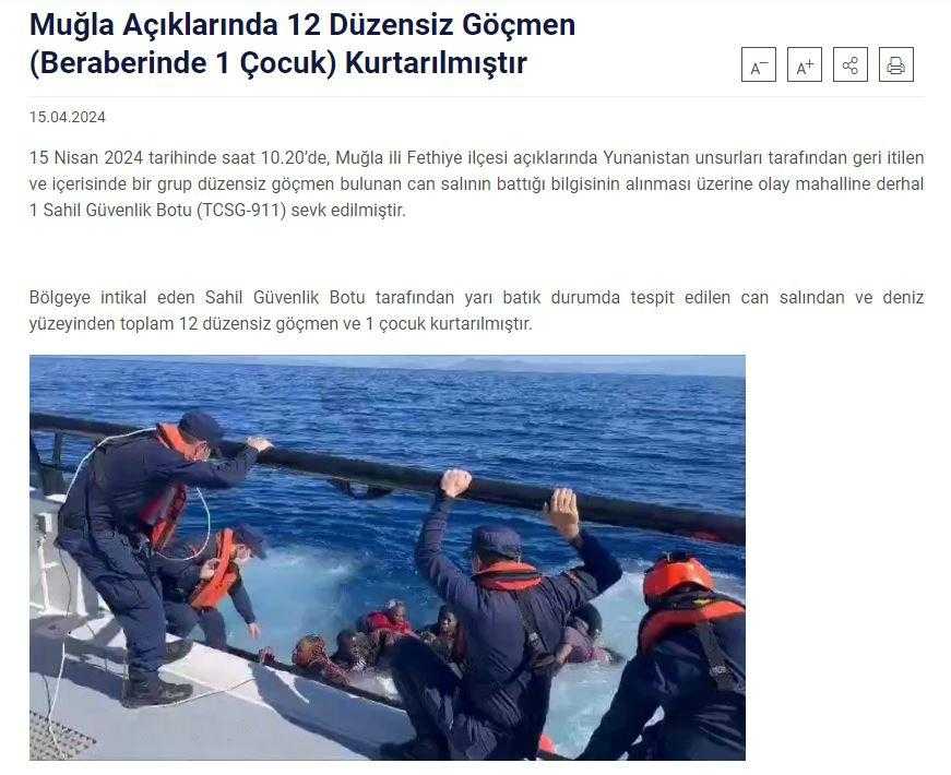 Yunanistan’ın Geri İttiği Can Salı Battı! Göçmenlerin İmdadına Türkiye Yetişti 1 yunanistanin geri ittigi can sali batti gocmenlerin imdadina turkiye yetisti 1 RPEFse9r