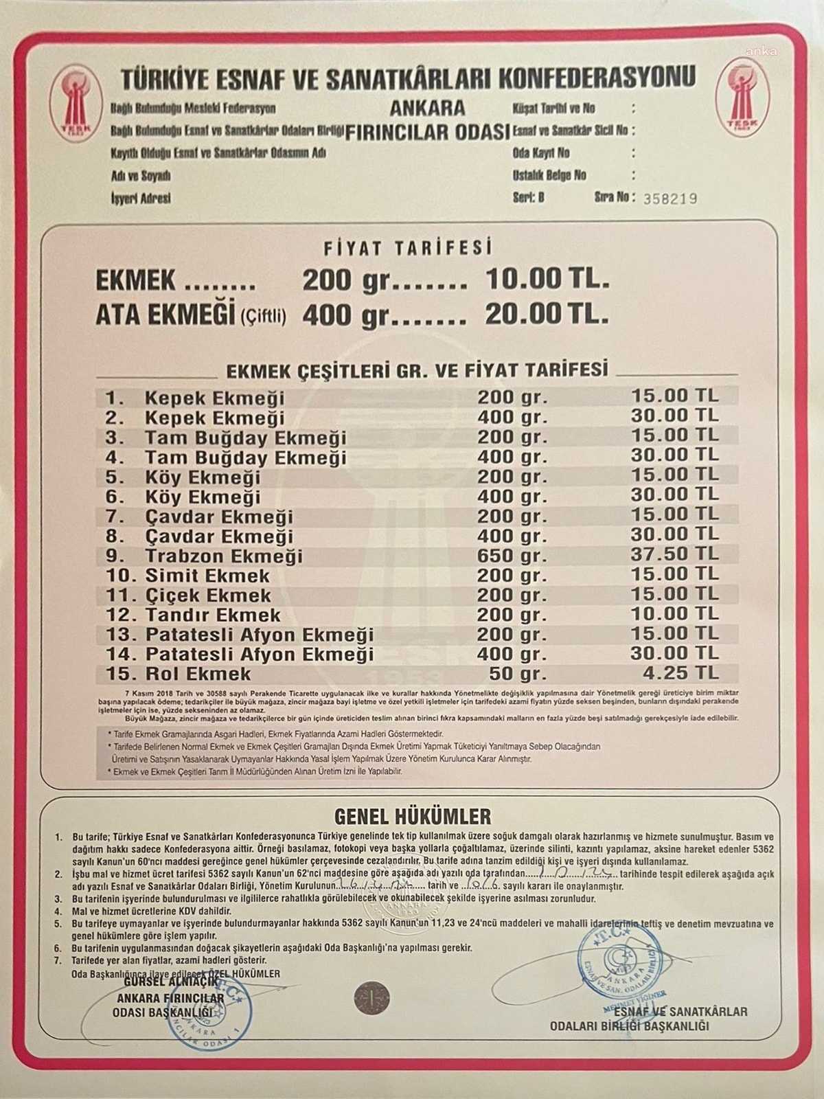 Ankara'da Ekmek Fiyatlarına Zam Geldi 1 0ff27dd09fe542a680bd549700a8691bwjpeg