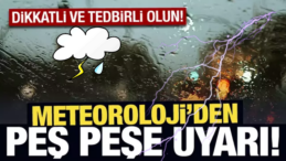 Meteoroloji’den Kuvvetli Yağış Uyarısı: Dikkatli ve Tedbirli Olun!