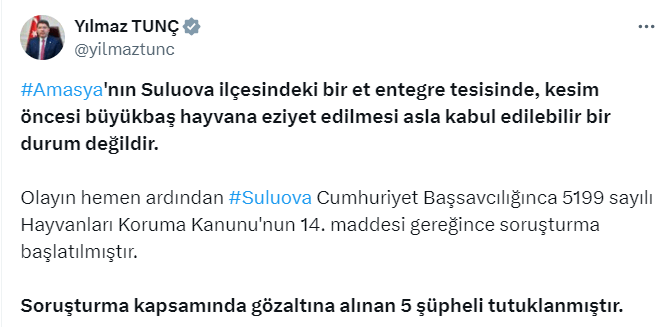 Amasya'da Hayvana İşkence Skandalı! İzleyenler Şokta: 5 Kişi Tutuklandı 5 Ekran goruntusu 2024 05 18 192653