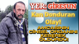 Giresun’da Dehşet: Amcasını Bıçaklayarak Öldürdü, Cinsel Organını Kesti