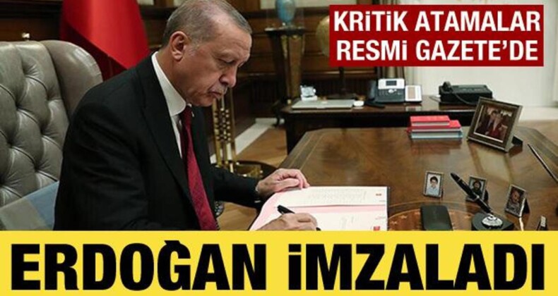 Atama Kararları Resmi Gazete’de