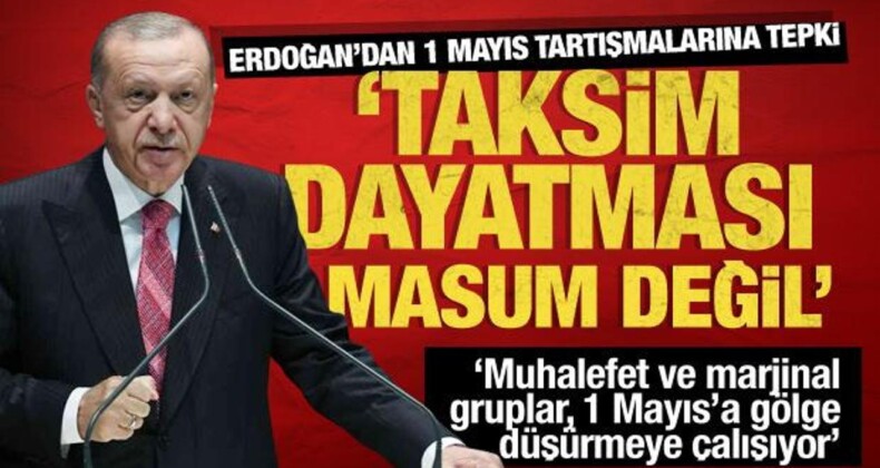 Başkan Erdoğan: Taksim Meydanı Dayatmasını Masum Bulmuyorum