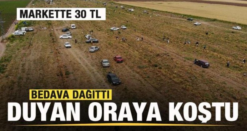 Bedava Dağıttı, Duyan Oraya Koştu! Markette 30 TL