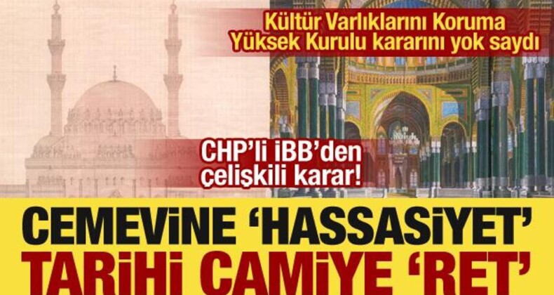 CHP’li İBB, Kurul Kararını Yok Saydı: Cemevine ‘Hassasiyet’, Tarihi Camiye ‘Ret’