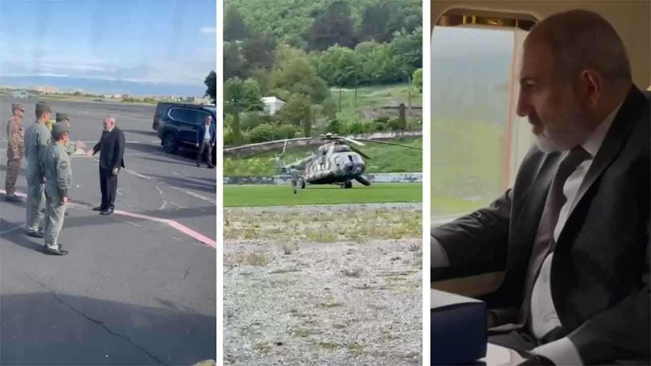 ermenistan basbakani pasinyanin helikopteri acil inis yapti 9LFEAsSh