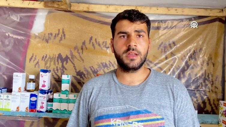 Filistinli Eczacı Refah'ta "Çadırdan" Eczane Açtı 1 filistinli eczaci refahta cadirdan eczane acti 1 labBIkHm
