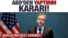 Gürcistan Meydan Okumuştu…ABD’den Yaptırım Kararı