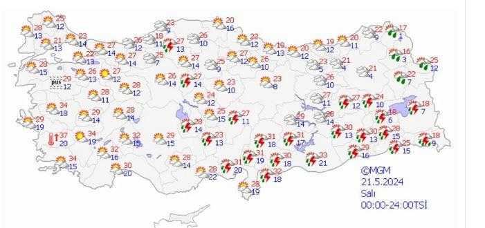 Hava Değişiyor! MGM'den Uyarı...İşte Bölge Bölge Sıcaklıklar 3 hava degisiyor mgmden uyariiste bolge bolge sicakliklar 3 nRktPt4H
