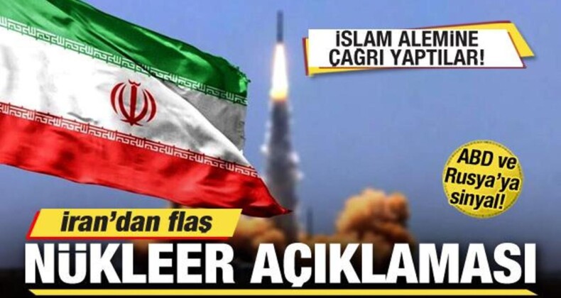 İran ABD’ye Sinyali Verdi! Flaş Nükleer Açıklaması! İslam Alemine Çağrı Yaptılar