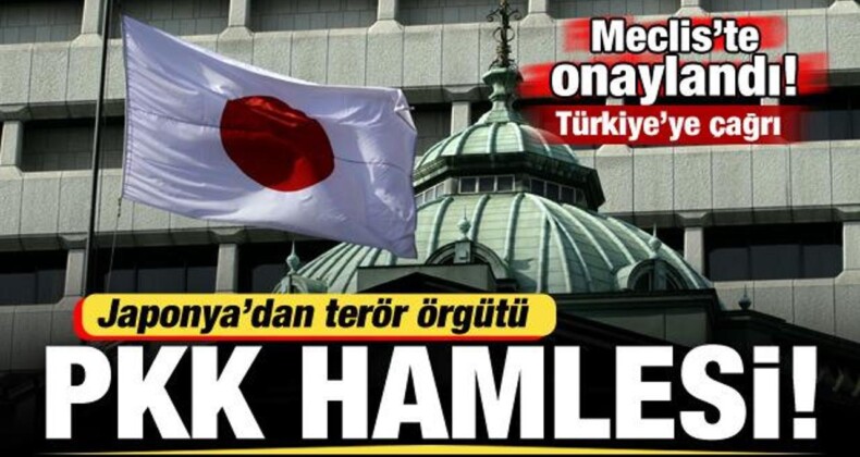 Japonya’dan PKK Kararı! Meclis’te Onaylandı! Türkiye’ye Çağrı