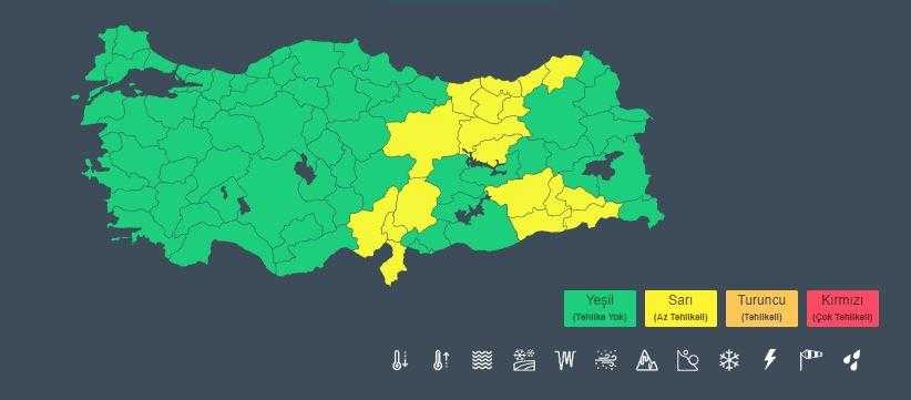 Meteoroloji'den 18 ile son dakika uyarısı: Sel ve doluya dikkat! 2 meteorolojiden 18 ile son dakika uyarisi sel ve doluya dikkat 2
