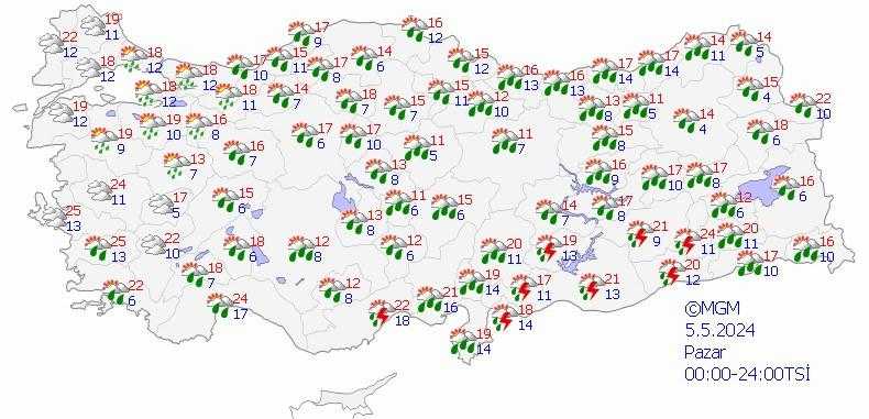 Meteoroloji'den 18 ile son dakika uyarısı: Sel ve doluya dikkat! 4 meteorolojiden 18 ile son dakika uyarisi sel ve doluya dikkat 4