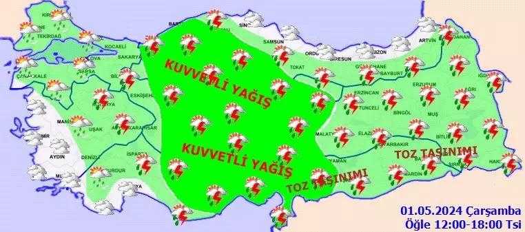 Meteoroloji'den 28 İle Uyarı! Bu İllerde Yaşayanlar Dikkat 1 meteorolojiden 28 ile uyari bu illerde yasayanlar dikkat 1 qCDssvXU