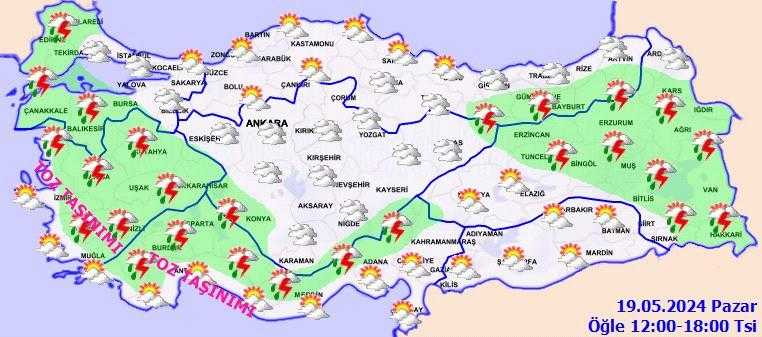 meteorolojiden cok sayida il icin gok gurultulu saganak uyarisi 3