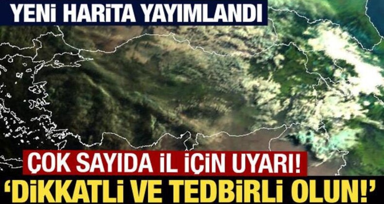 Meteoroloji’den Çok Sayıda İl İçin Gök Gürültülü Sağanak Uyarısı
