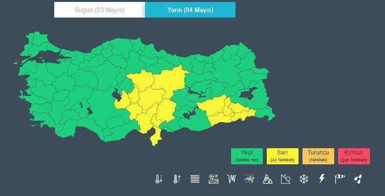 Meteoroloji'den Çok Sayıda ile Sarı Kodlu Uyarı: Yeni Harita Yayımlandı! 13 meteorolojiden cok sayida ile sari kodlu uyari yeni harita yayimlandi 13 gdscuyQD