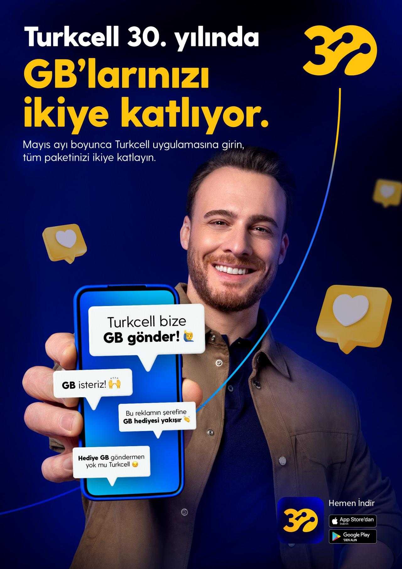 Turkcell 30. Yılında GB’ları İkiye Katlıyor! 1 turkcell 30 yilinda gblari ikiye katliyor 1 VPWlGkBJ