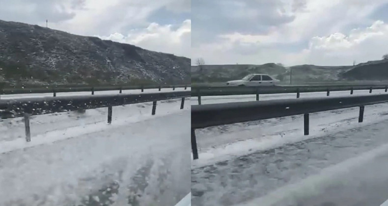 Ardahan’da Sağanak ve Dolu Yağışı Etkili Oldu