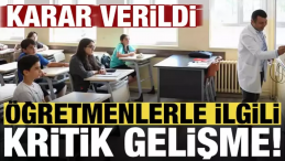 Öğretmenlerle İlgili Kritik Haber! Rotasyon Taslaktan Çıkarıldı