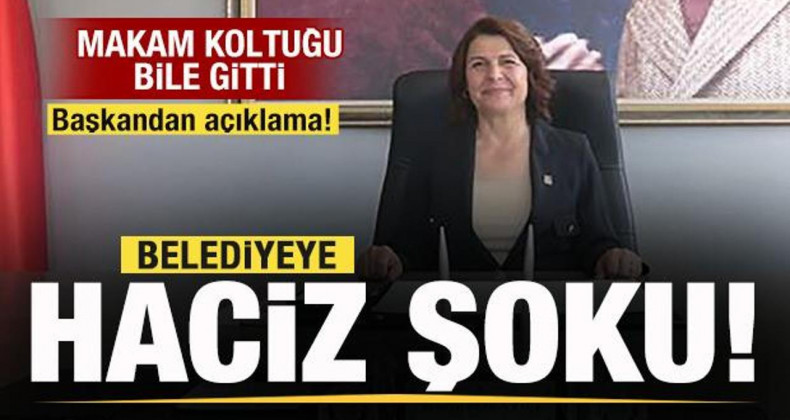 Foça Belediyesine Haciz Şoku! Makam Koltuğu Bile Gitti
