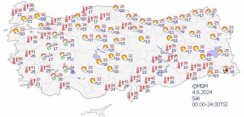 Meteoroloji Yeni Haritayı Yayımladı: 40 Dereceyi Aşacak! 3 meteoroloji yeni haritayi yayimladi 40 dereceyi asacak 3 ylkWn8dw