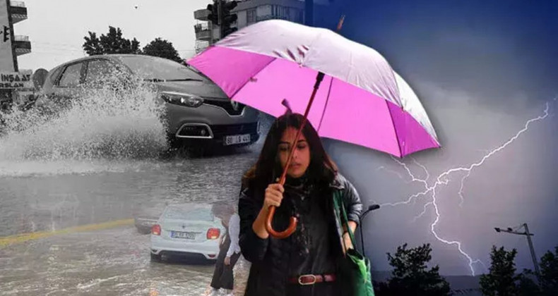 14 Şehir İçin Şiddetli Yağış ve Sel Uyarısı