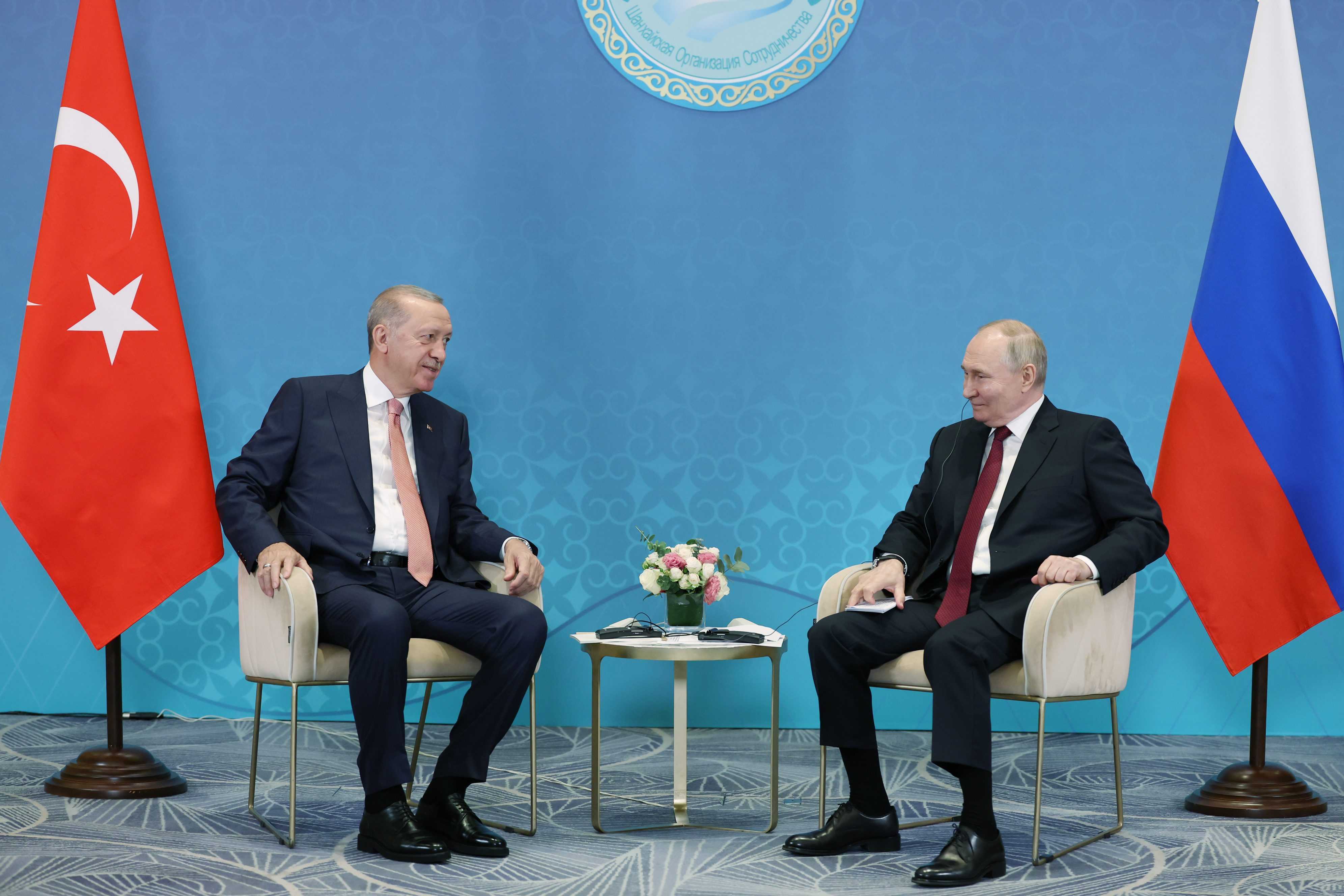 Erdoğan-Putin Görüşmesinde Kritik Konular Ele Alındı 4 AA 20240703 35043654 35043653 CUMHURBASKANI RECEP TAYYIP ERDOGAN KAZAKISTANDA