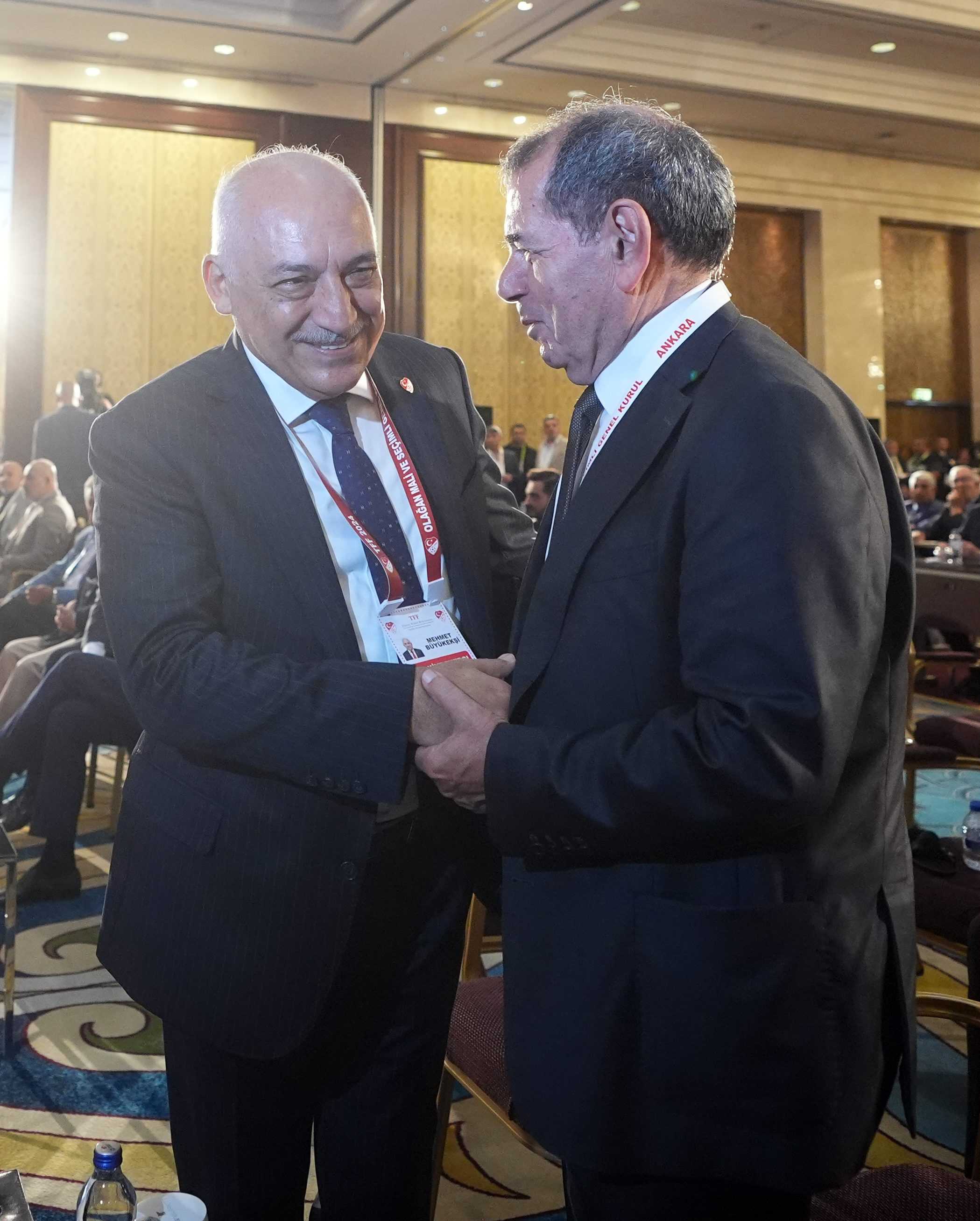TFF Başkanı Belli Oluyor: Büyükekşi mi Hacıosmanoğlu mu? 2 AA 20240718 35172803 35172781 TFF OLAGAN MALI VE SECIMLI GENEL KURULU BASLADI