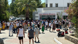Bodrum’da Doktora Şiddet Protesto Edildi