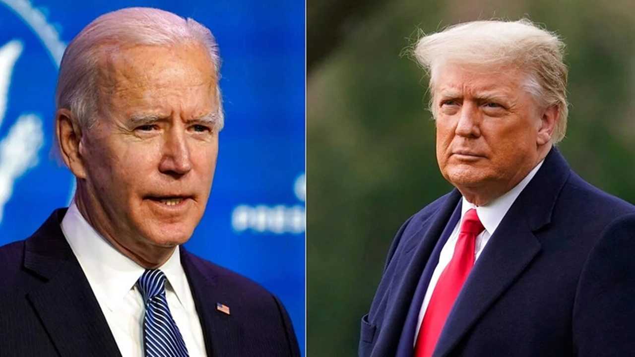 Biden Adayliktan Cekildi Trump Kamala Harrisi Hedef Aldi 2