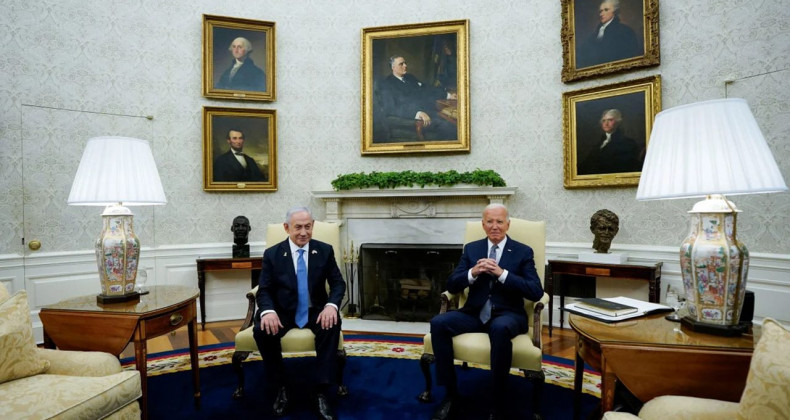 Biden ve Netanyahu Beyaz Saray’da Buluştu
