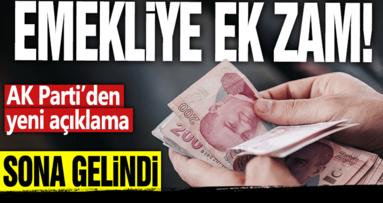Emekliye Ek Zamda Son Dakika Gelişmesi!