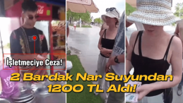 Antalya’da 2 Bardak Nar Suyuna 1200 TL: İşletmeciye Ceza!