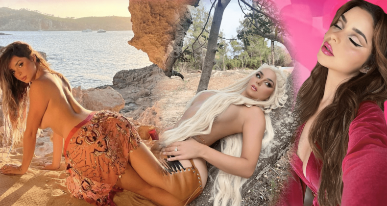 Demi Rose’un Çıplak Pozu Sosyal Medyayı Salladı!